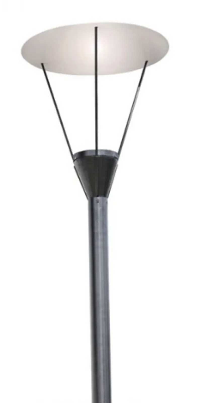 Luminária Poste Decorativa com Rebatedor Luz Indireta
