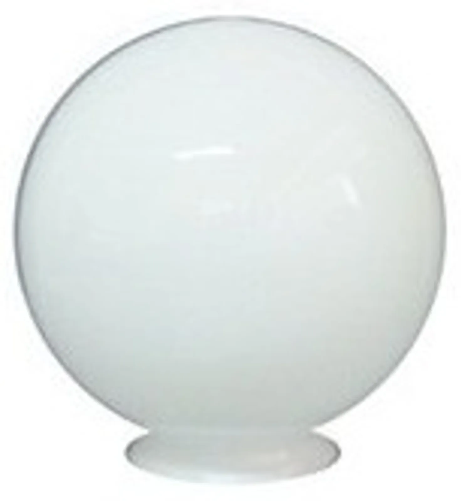 Similar a Globo de Vidro Transparente com Colarinho, Globo de Vidro leitoso