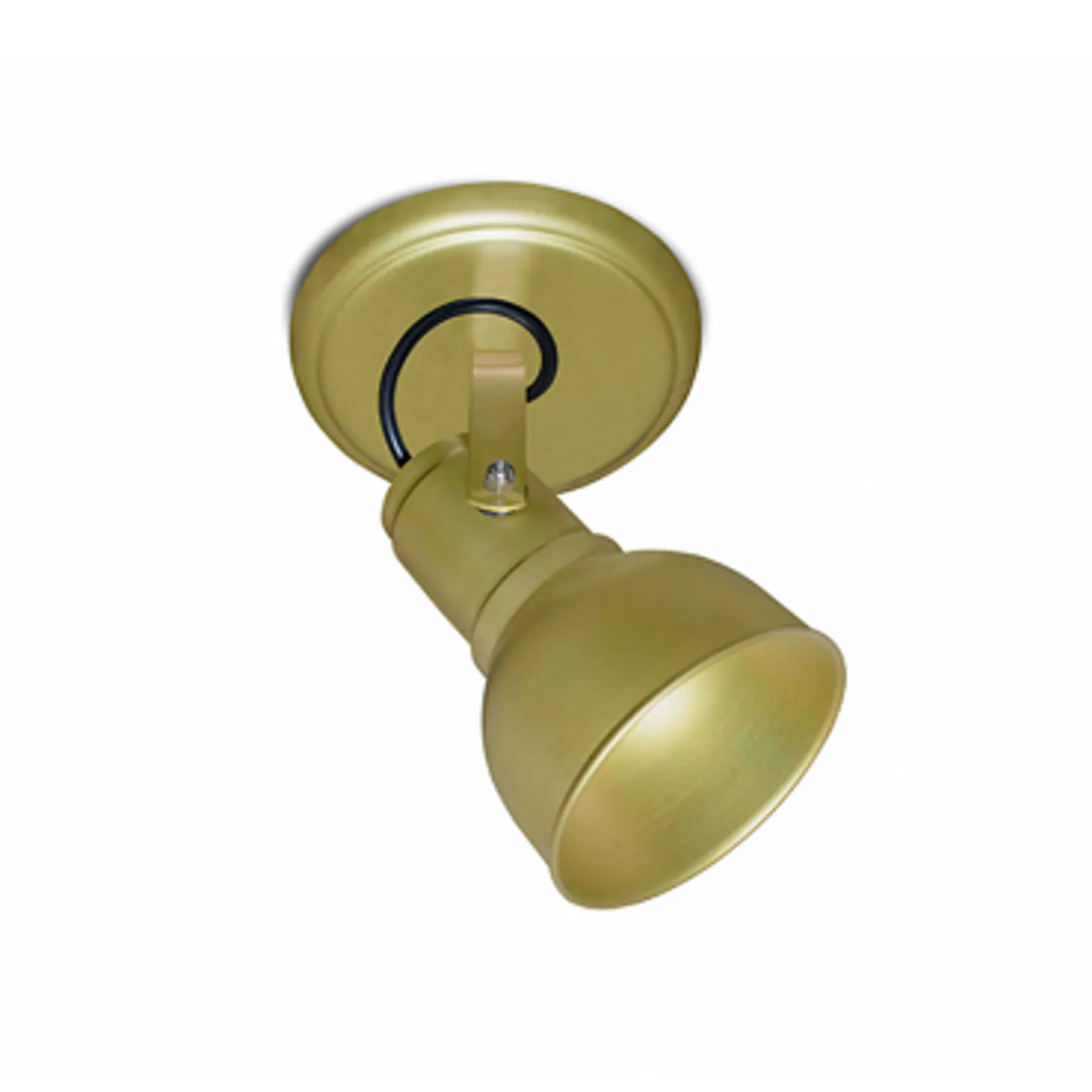 Spot Sobrepor E-27 para Lâmpada Bulbo - Ouro Mate