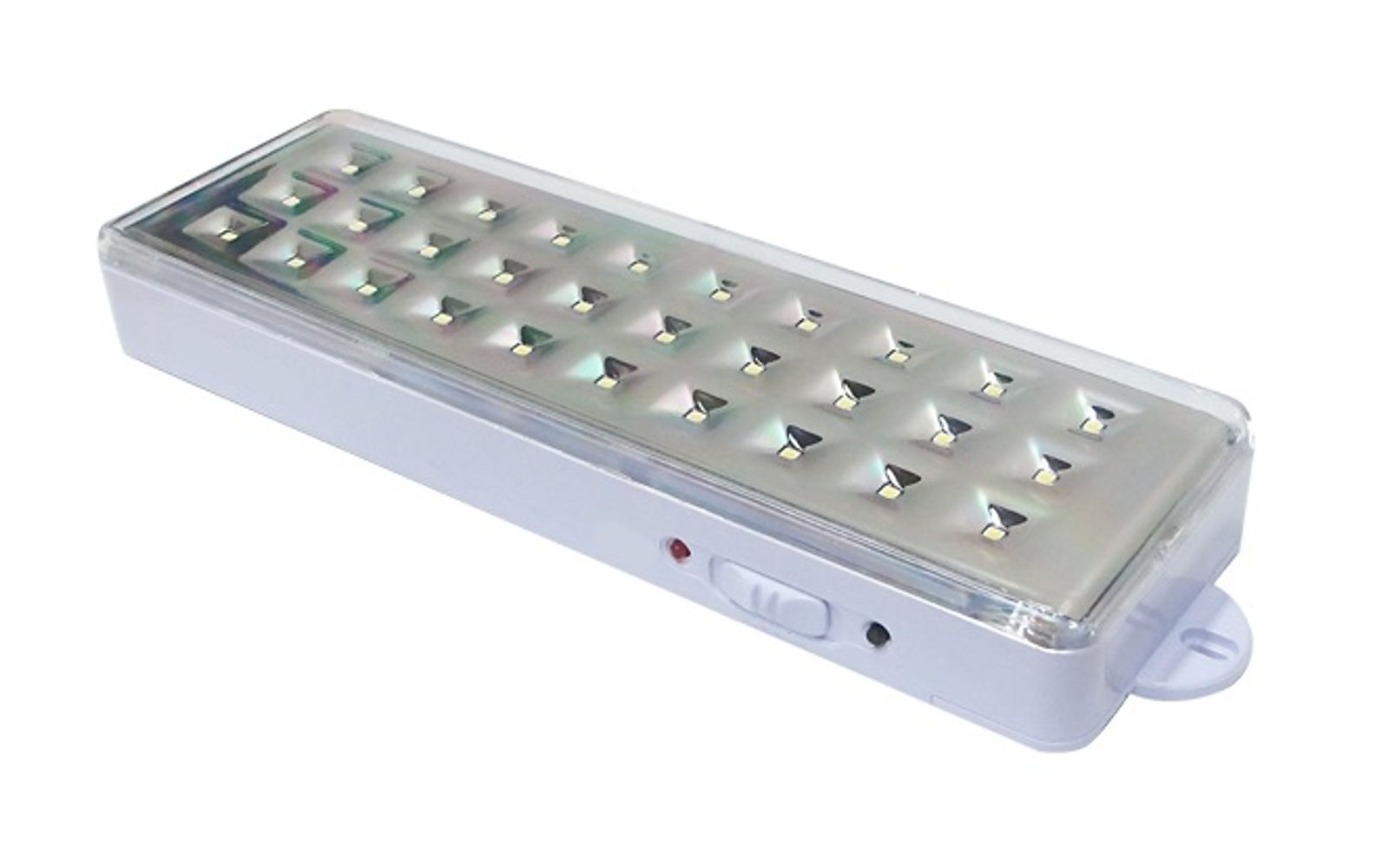 Luminária de emergência com 30 leds, luminária de emergência com bateria.
