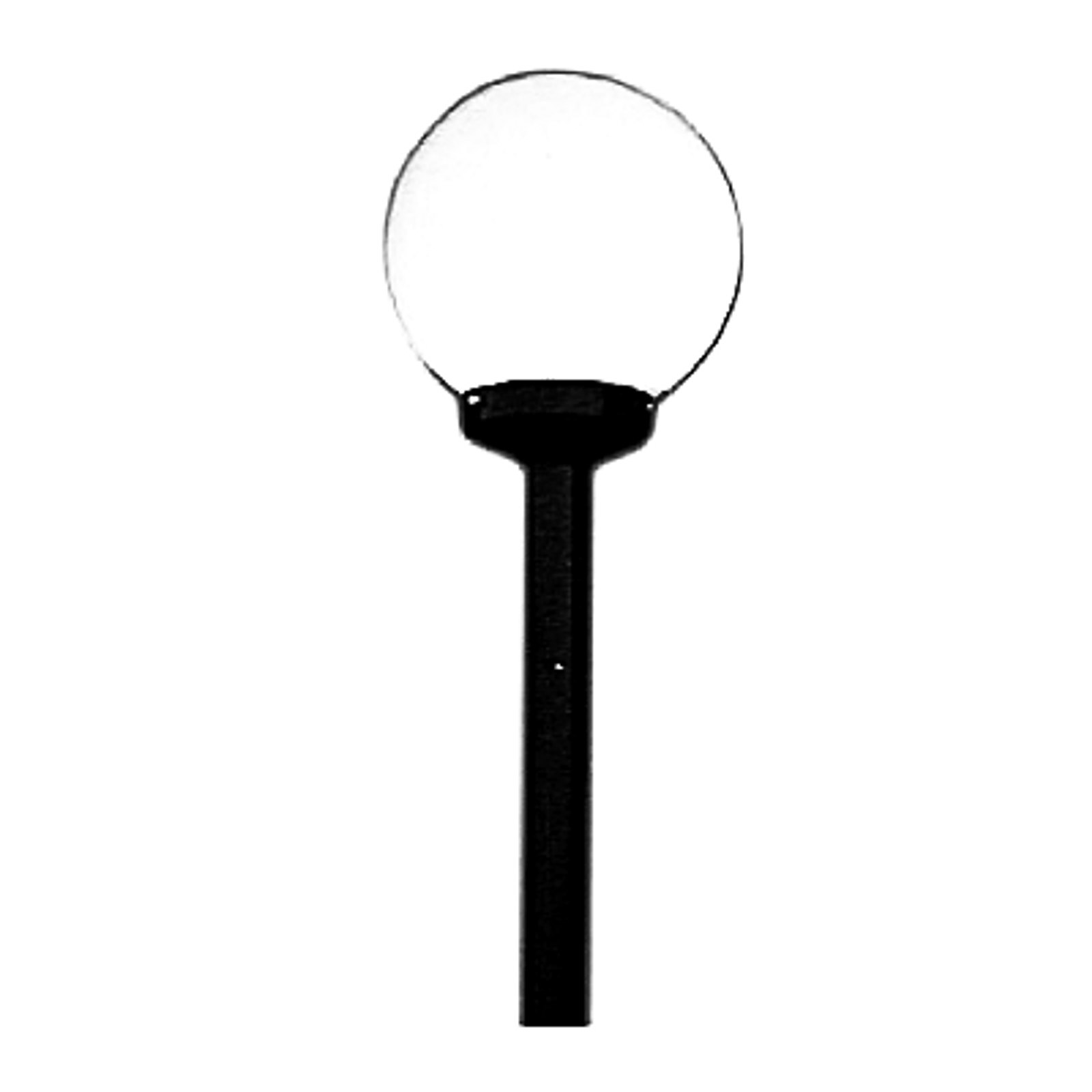 Poste com Globo Simples 15x30 Decorativo