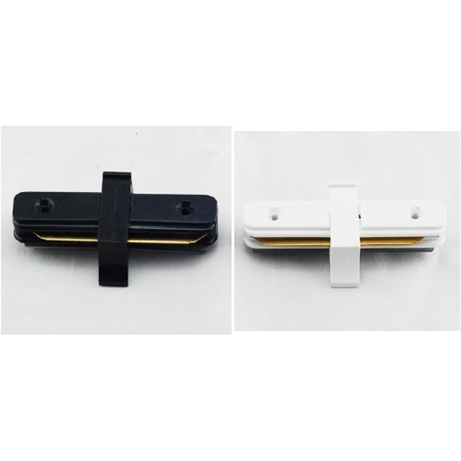 Conector reto para trilho eletrificado