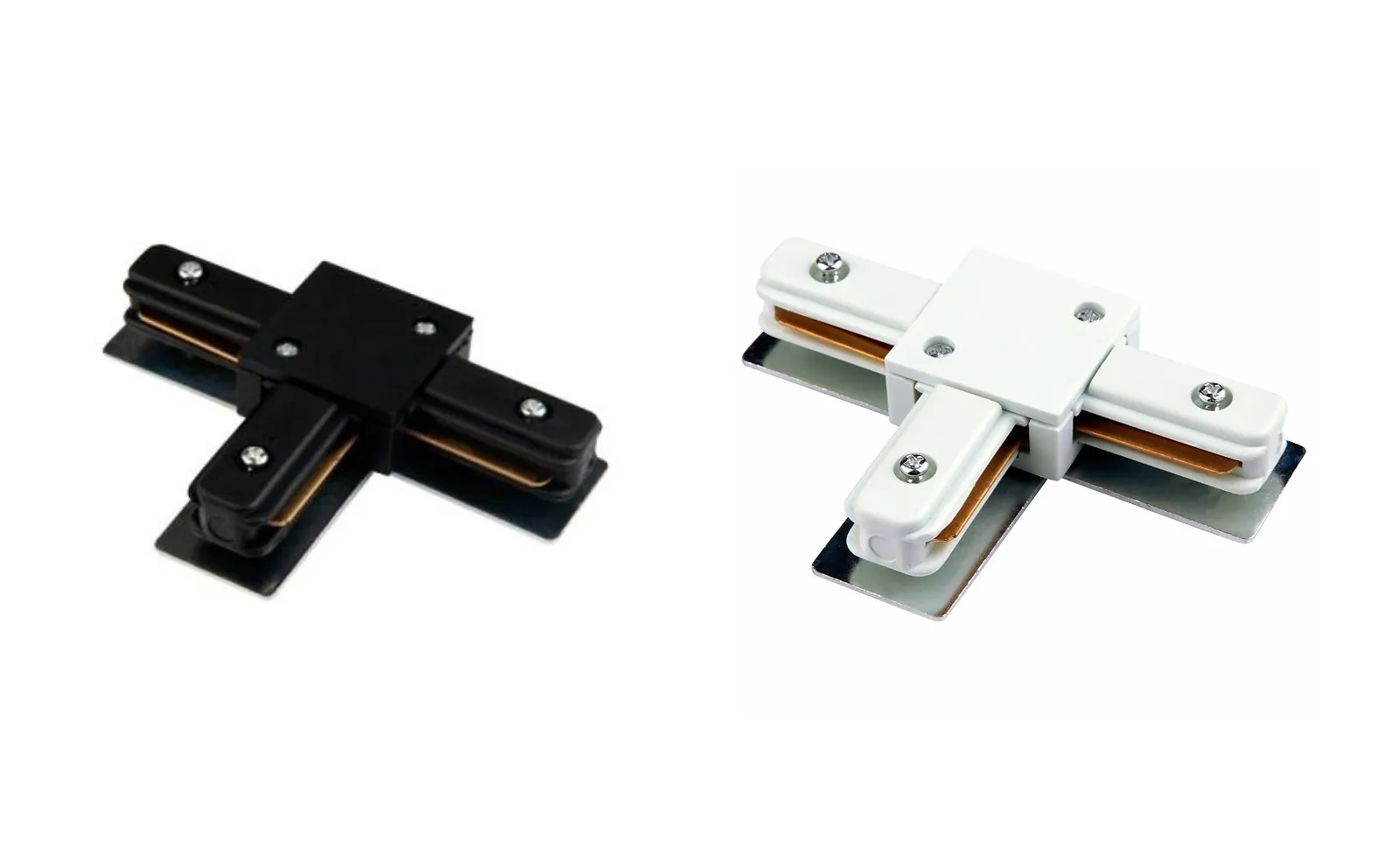 Conector T para trilho eletrificado