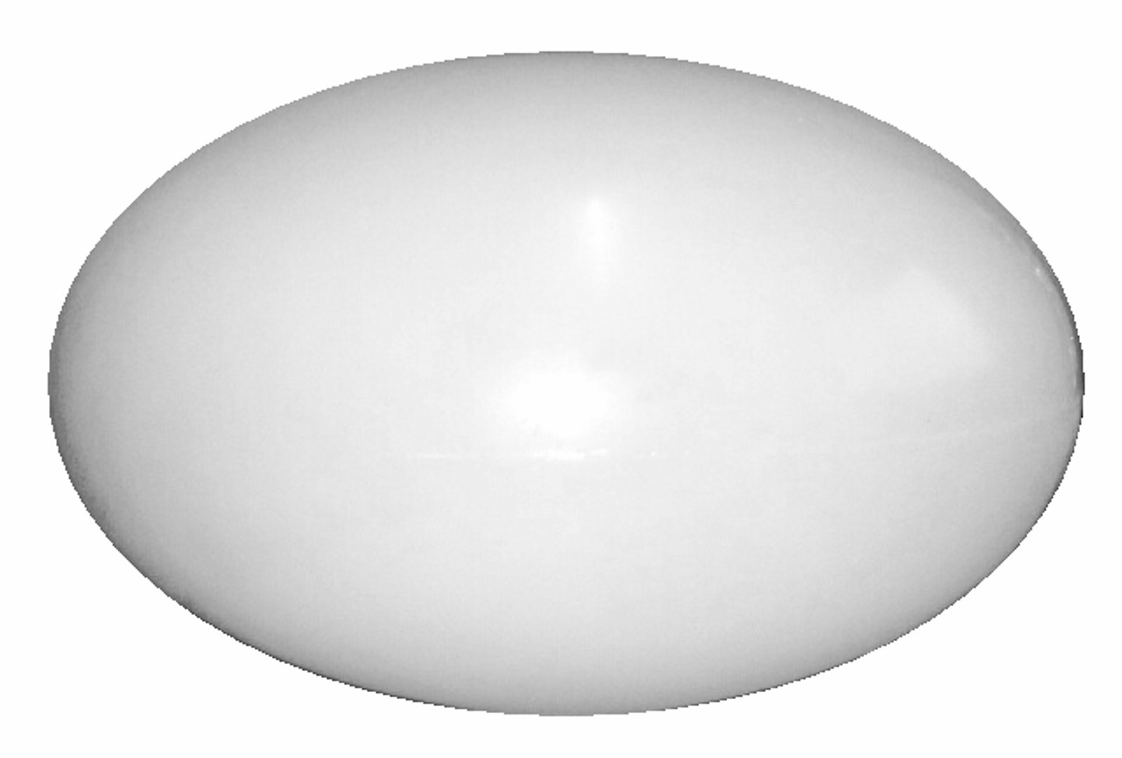 Globo de Plástico Oval modelo Ovini boca 12