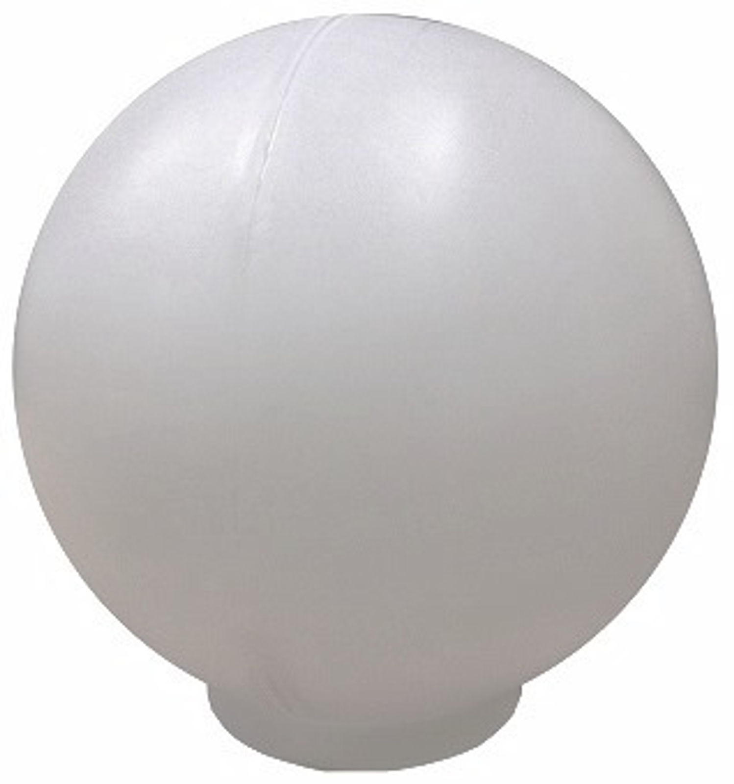 Poste com Globo Simples 15x30 Decorativo - Globo Polietileno Leitoso Grande 15x30 ou 15x42