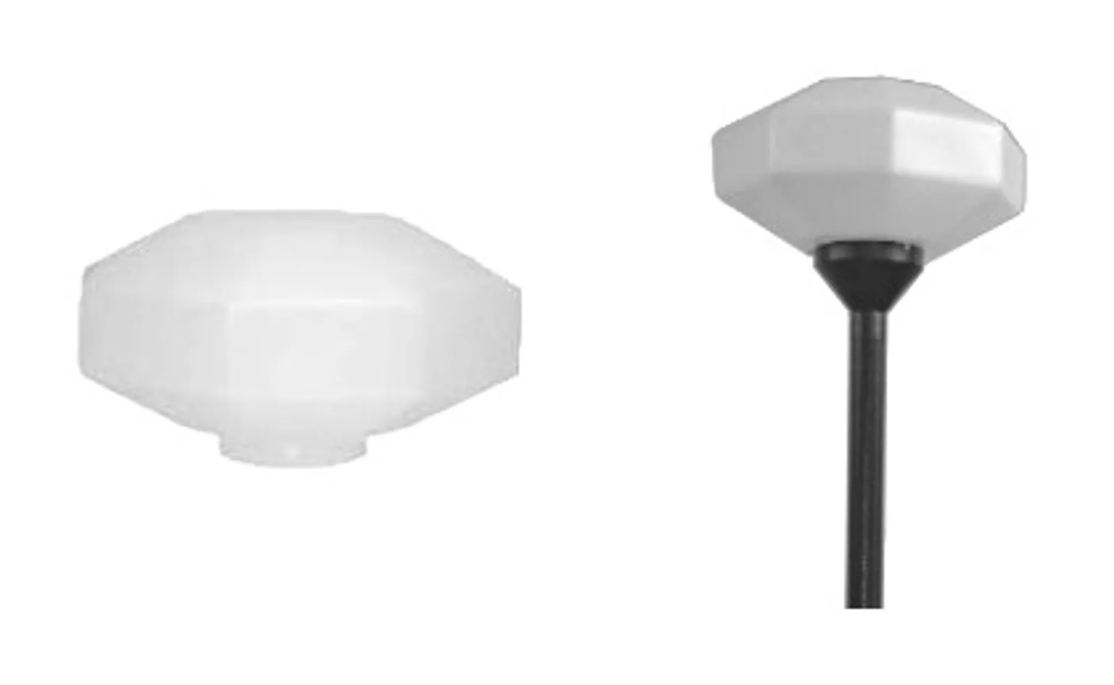 Globo de Plástico Decorativo Diamante com Colarinho