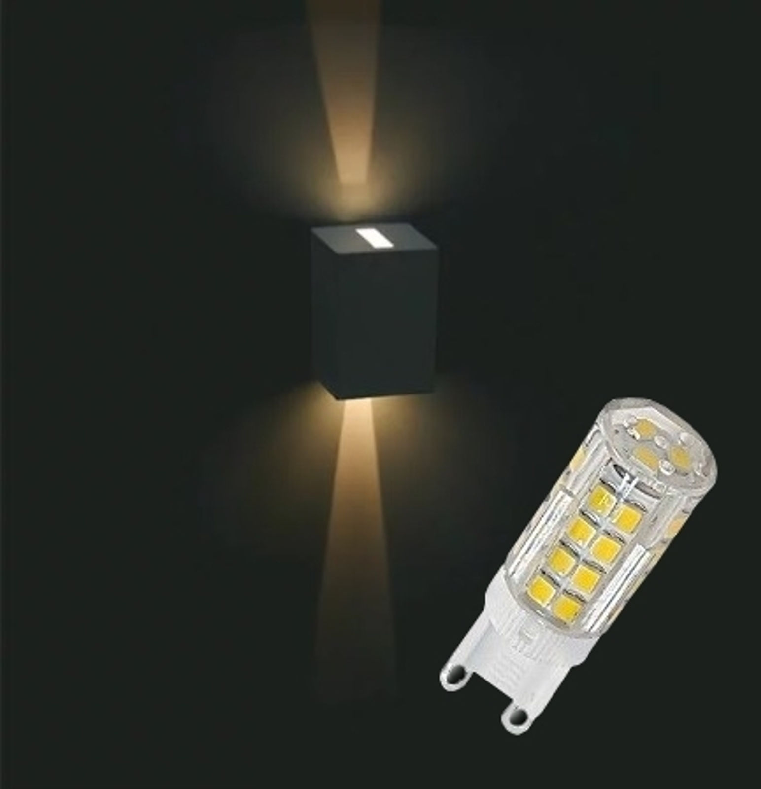 Lâmpada Led G9 Halopin Bipino 3w e 5w - Instalação em Arandela Decorativa