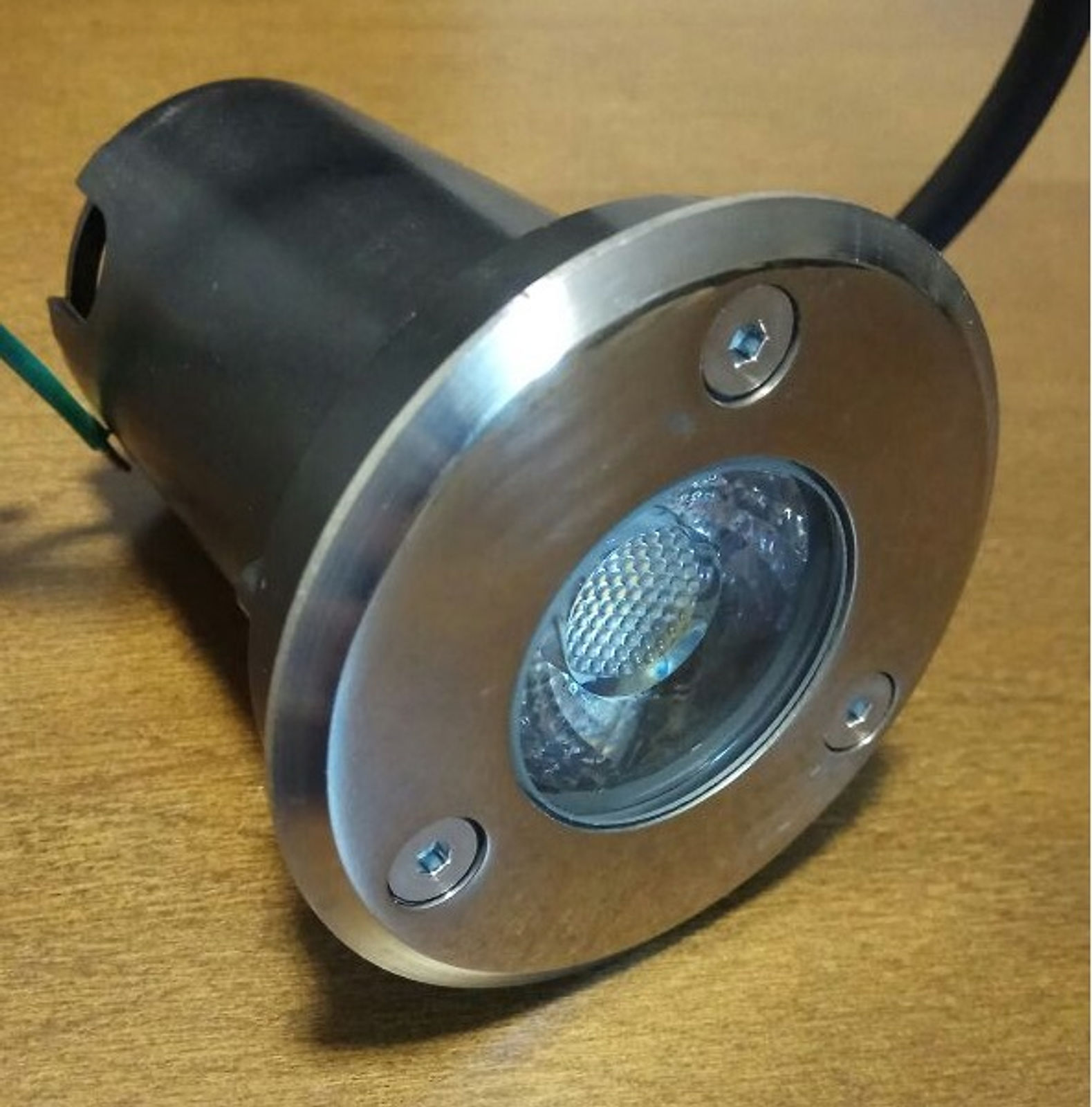 Embutido de Solo Led 3w Cob Inox IP67 - Foto 2