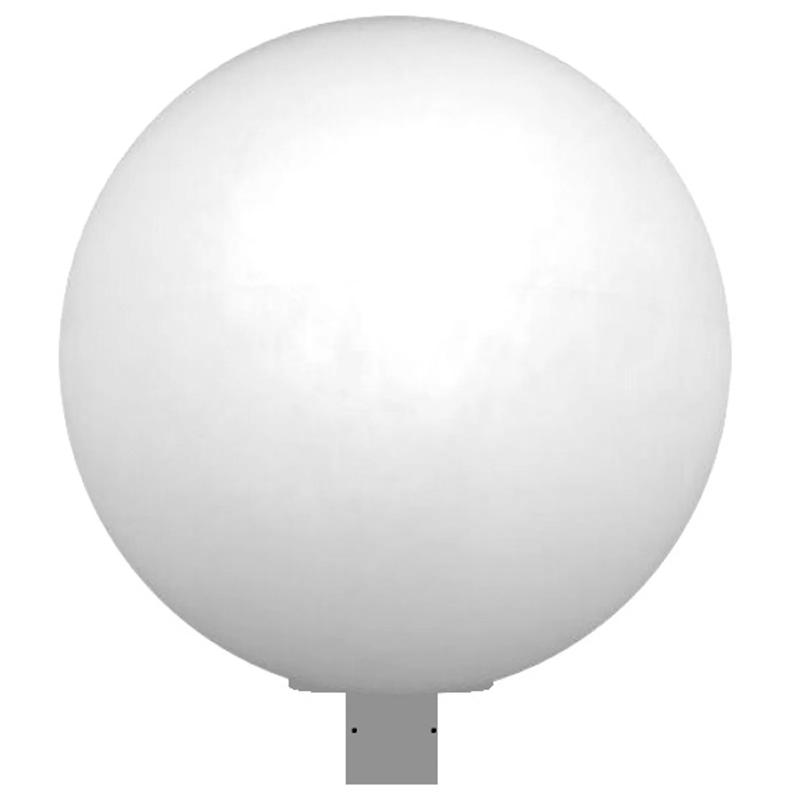 Globo 500 com base alumínio e encaixe de 25,4