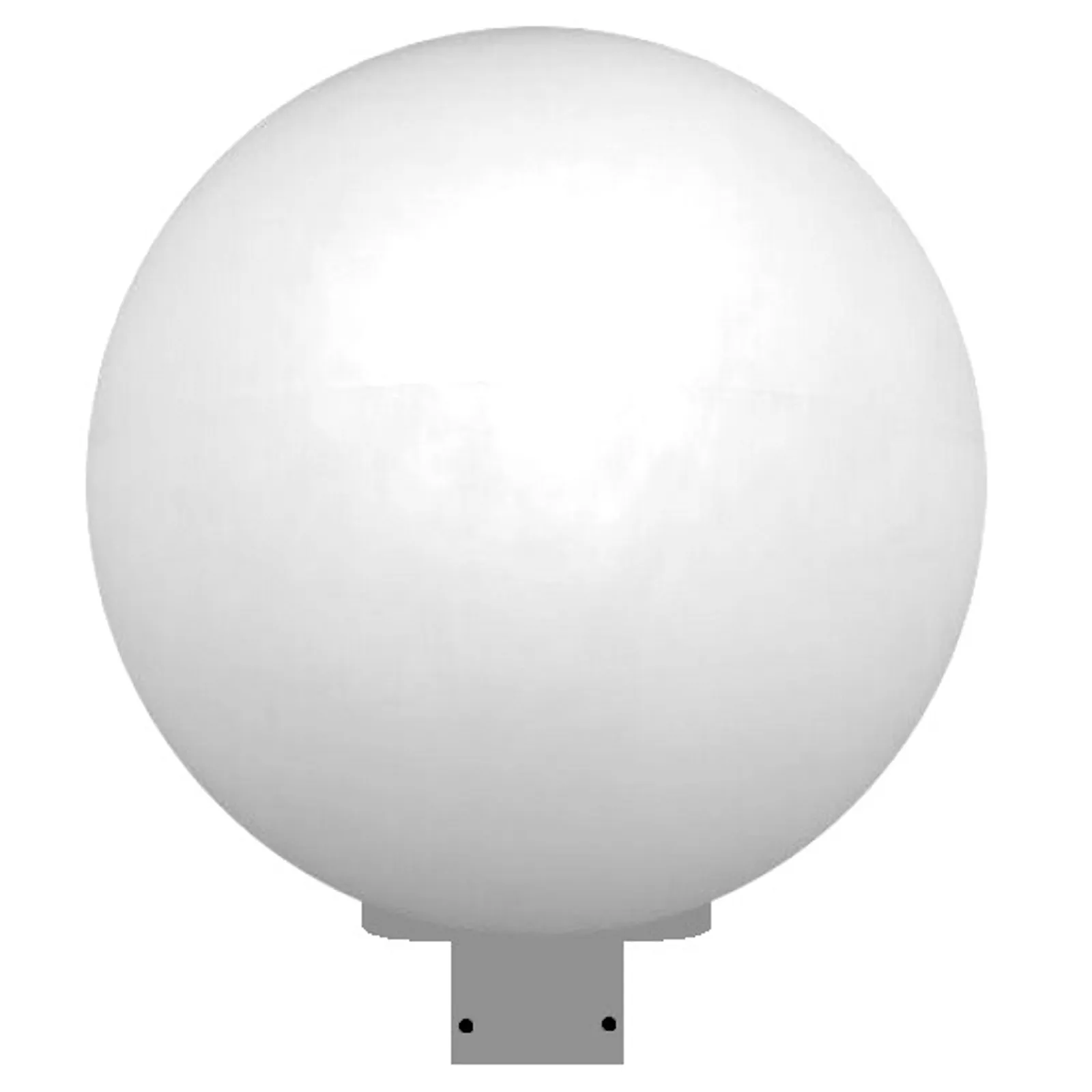 Globo 500 com base alumínio e encaixe de 60,3