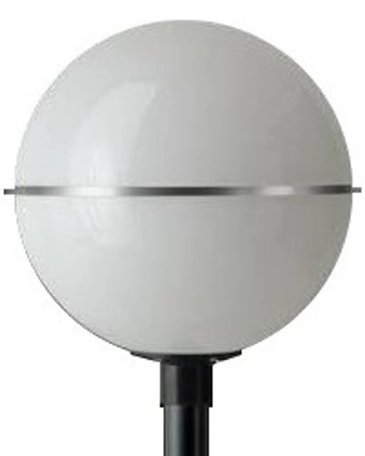 Globo 500 meia bola leitoso com encaixe de 60,3 - Cinta Central
