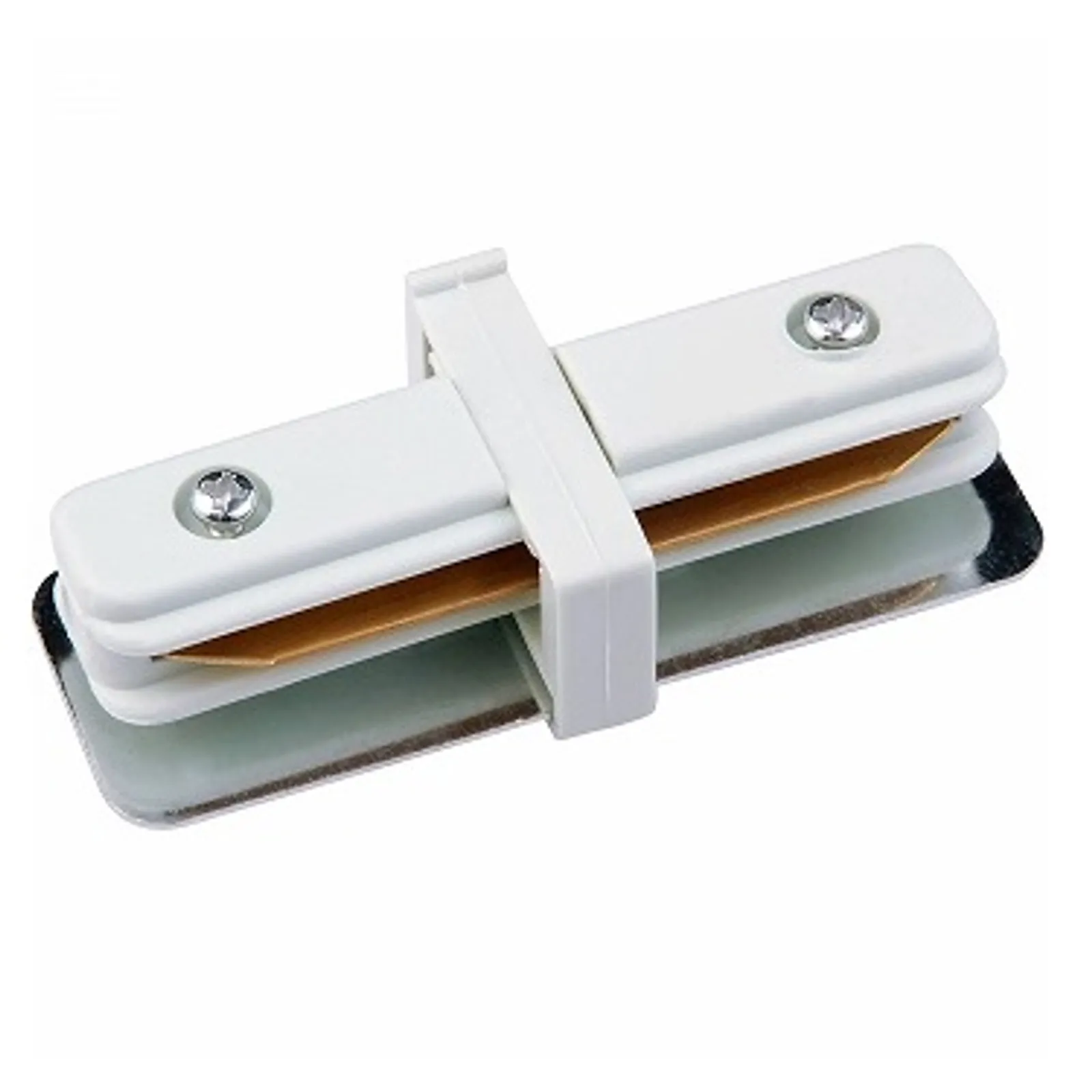 Conector reto para trilho eletrificado