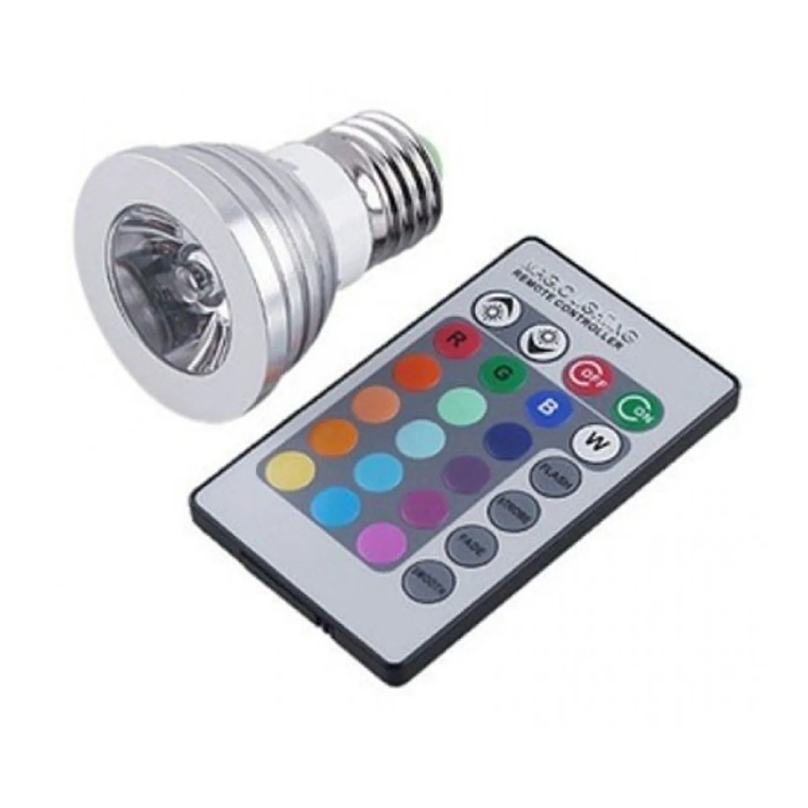 Lâmpada led PAR16 RGB soquete E27