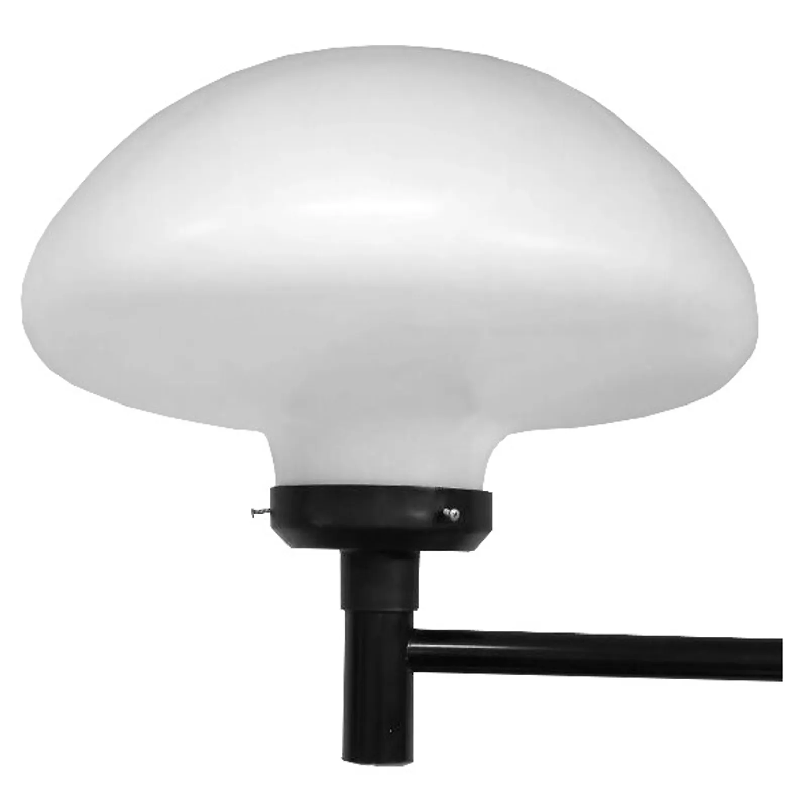 Globo de Plástico Cogumelo Boca 15 - Com base no poste / arandela
