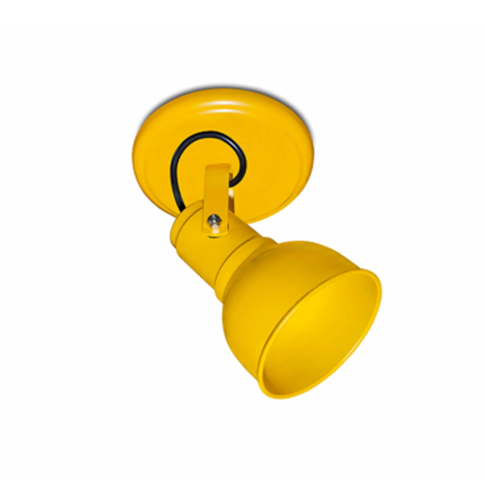 Spot Sobrepor E-27 para Lâmpada Bulbo - Amarelo