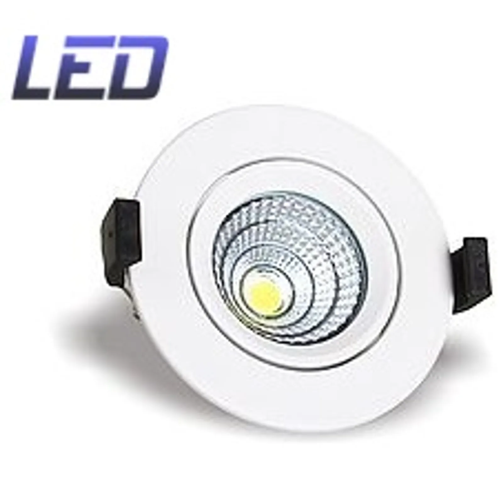 Spot led 7W COB redondo embutir
