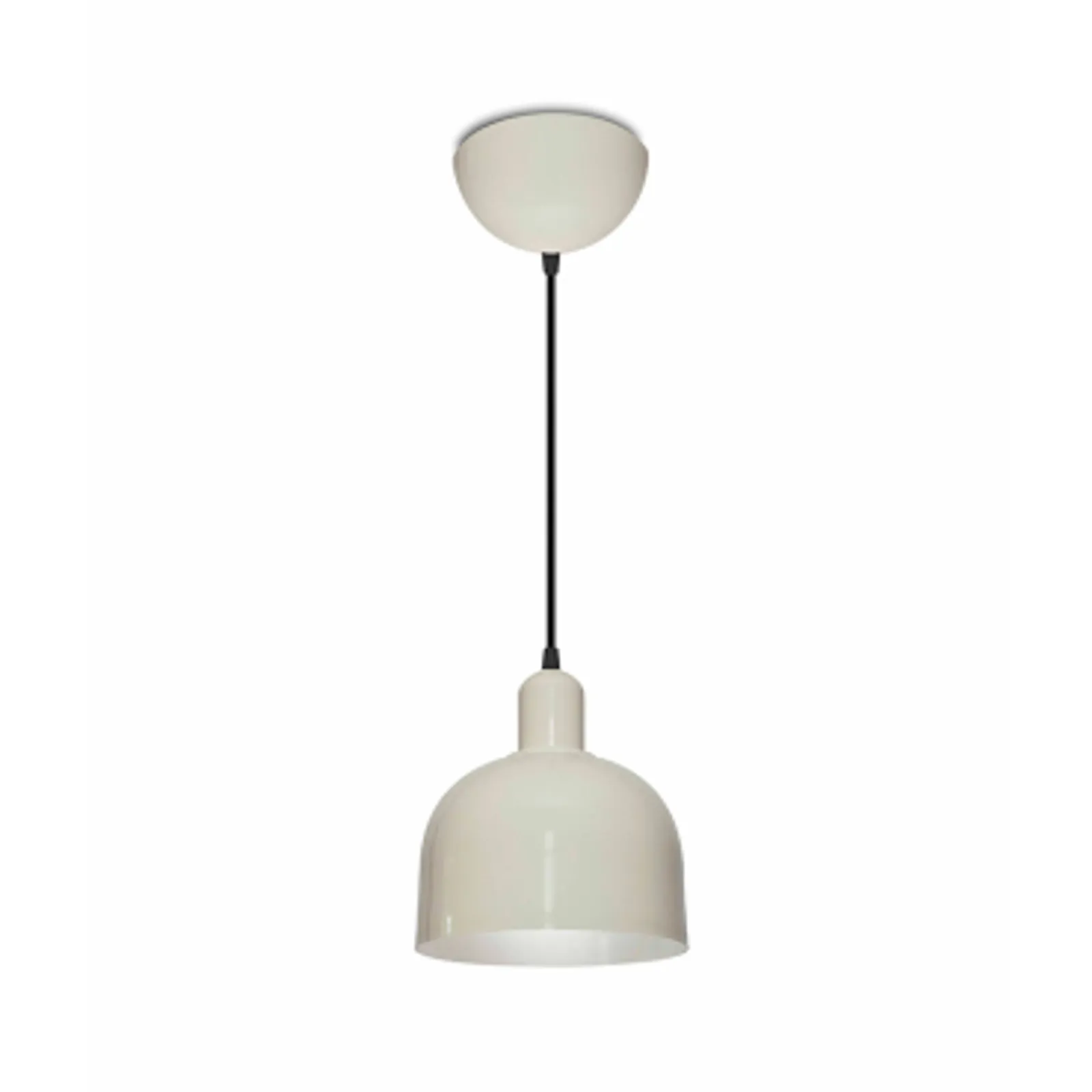 Pendente Decorativo em Alumínio Soquete E-27 - Branco