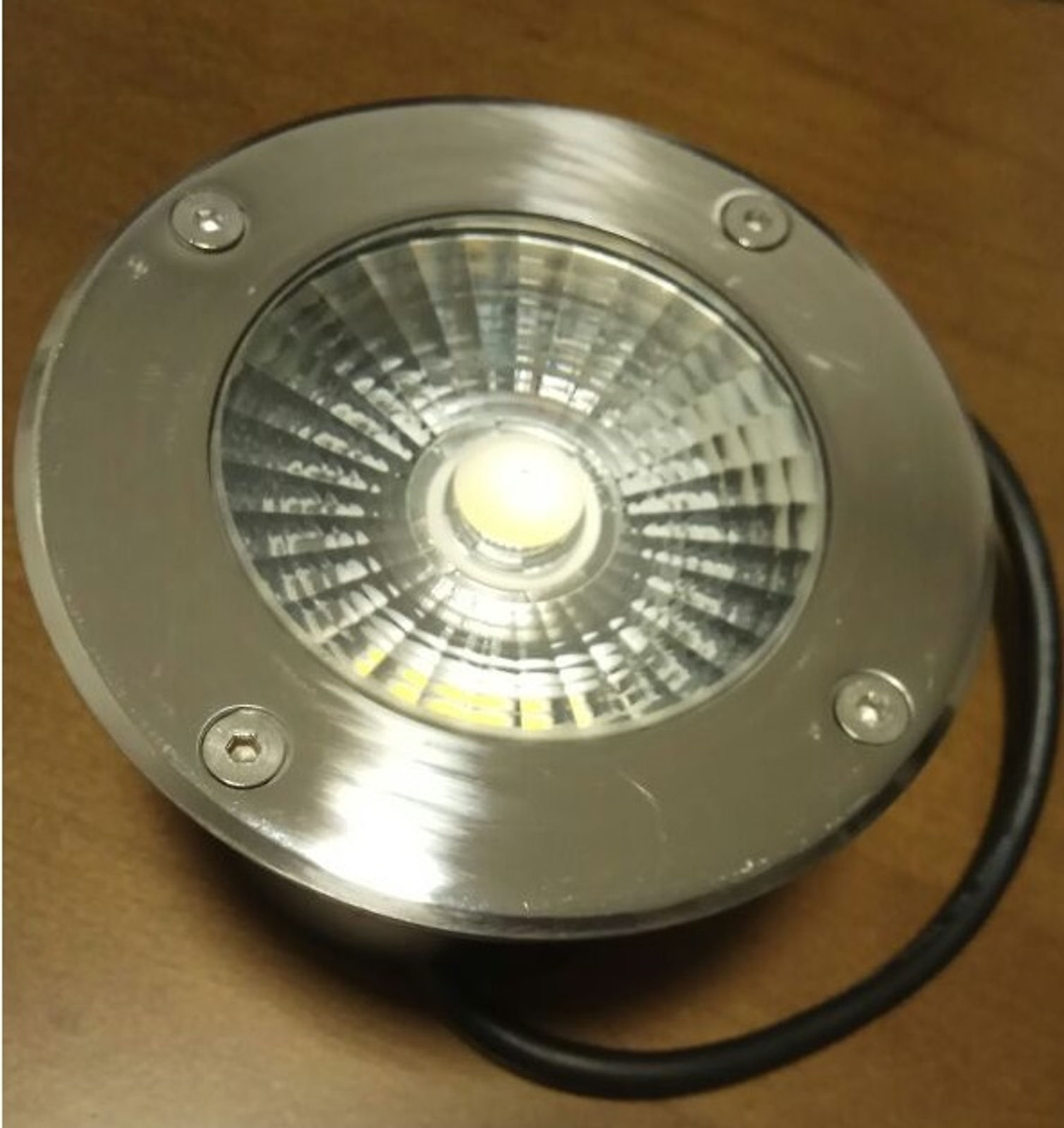 Embutido de Solo Led 12w Cob Inox IP67 - Foto 1